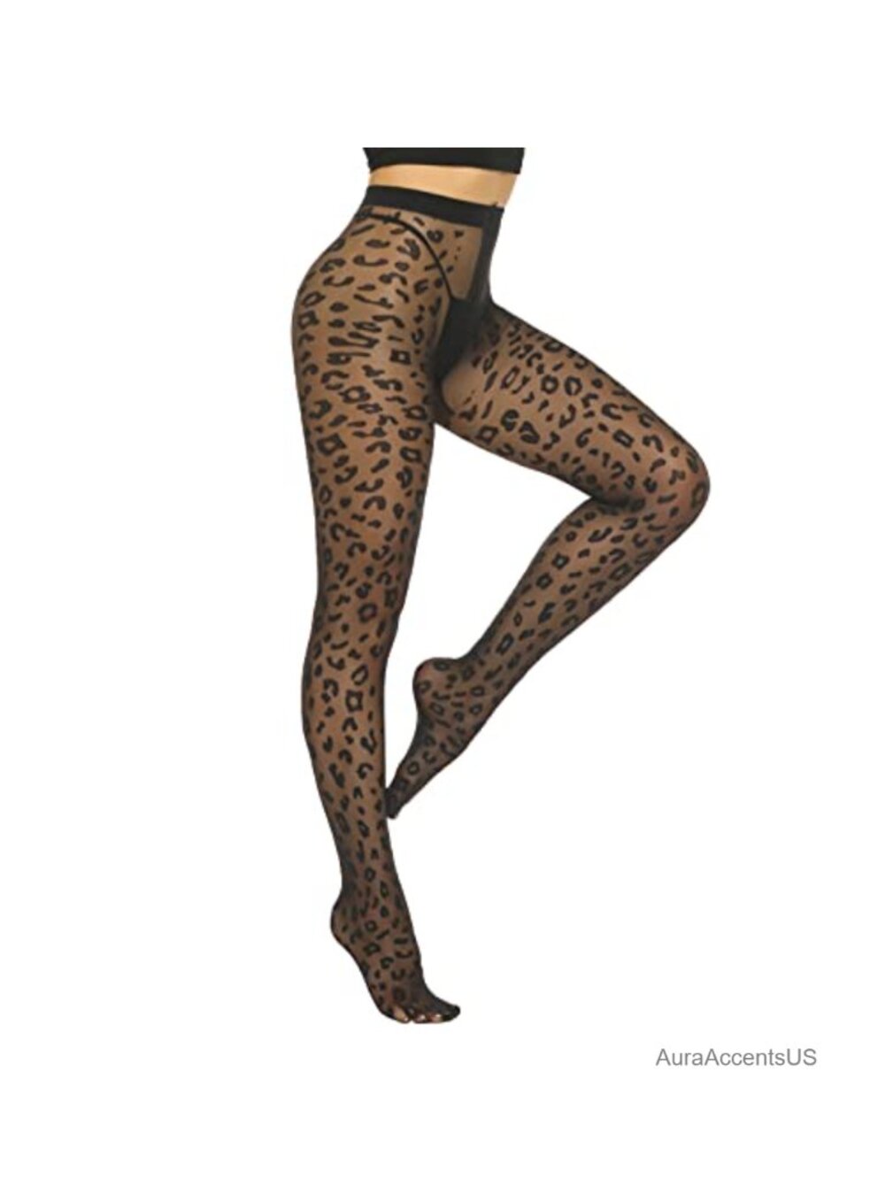 Polka Dot Sheer Tights for Women, 20 Denier Ultra Thin High Waist Pantyhose